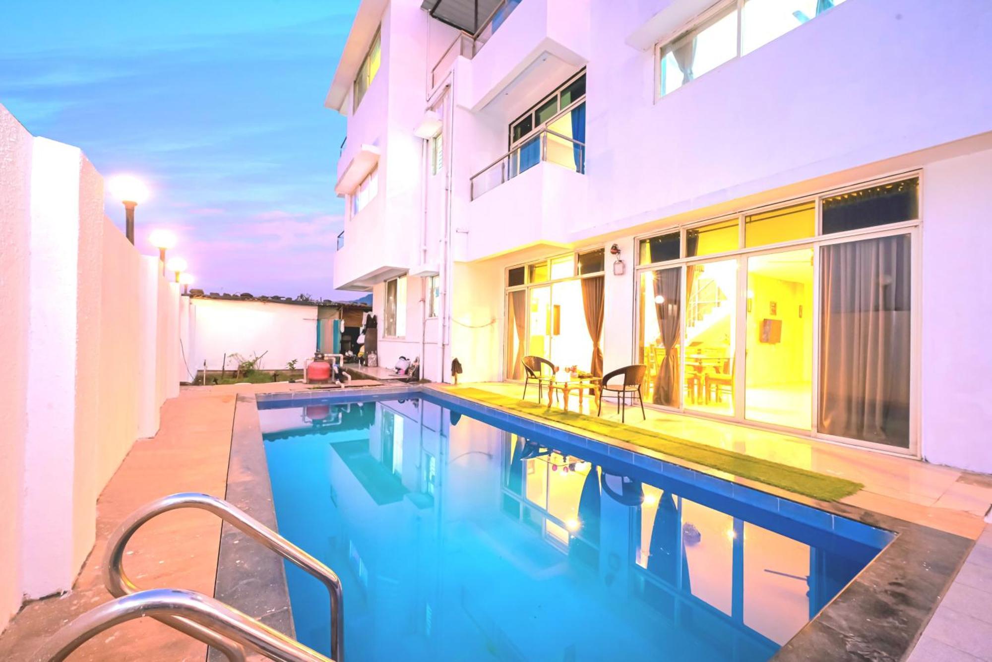 Empyrean Stay II 6Bhk Big Daddy Villa Ll Ac II Pvt Pool II Terrace View II Lux 罗纳瓦拉 外观 照片